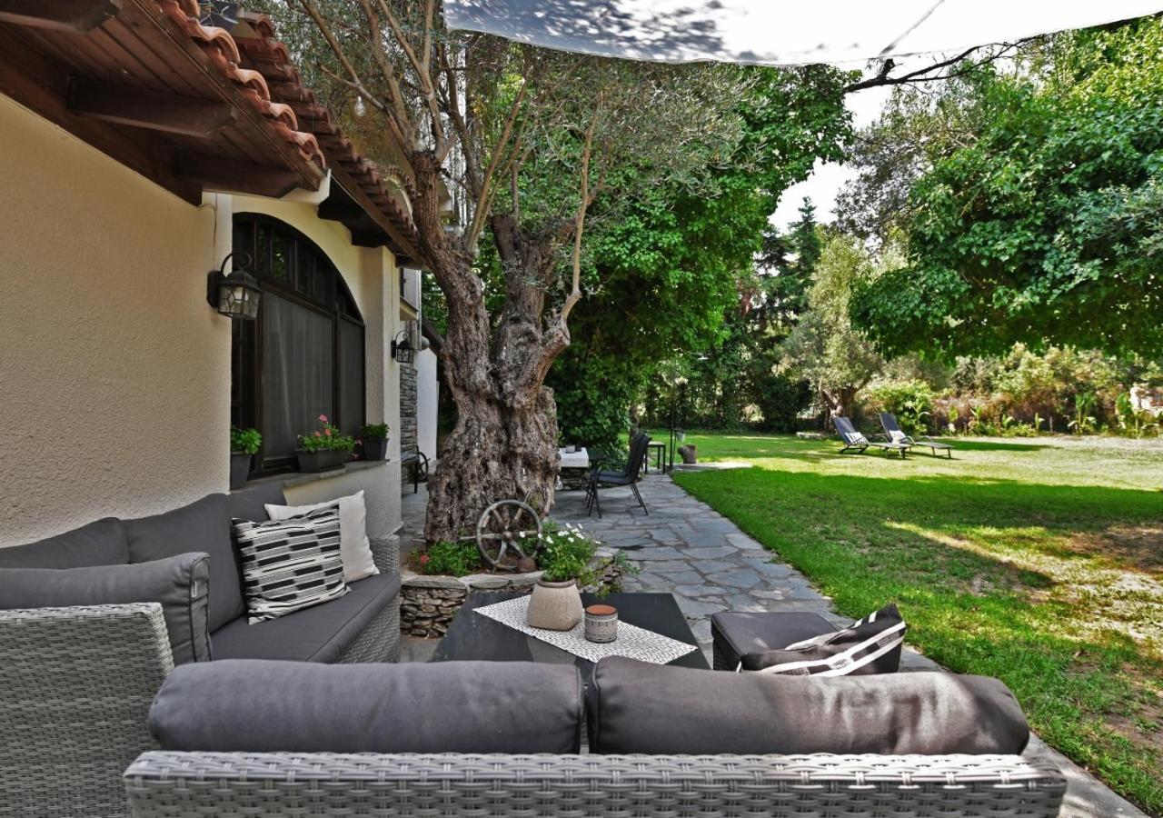Hostal Ares Garden House - Nea Moudania Halkidiki Exterior foto