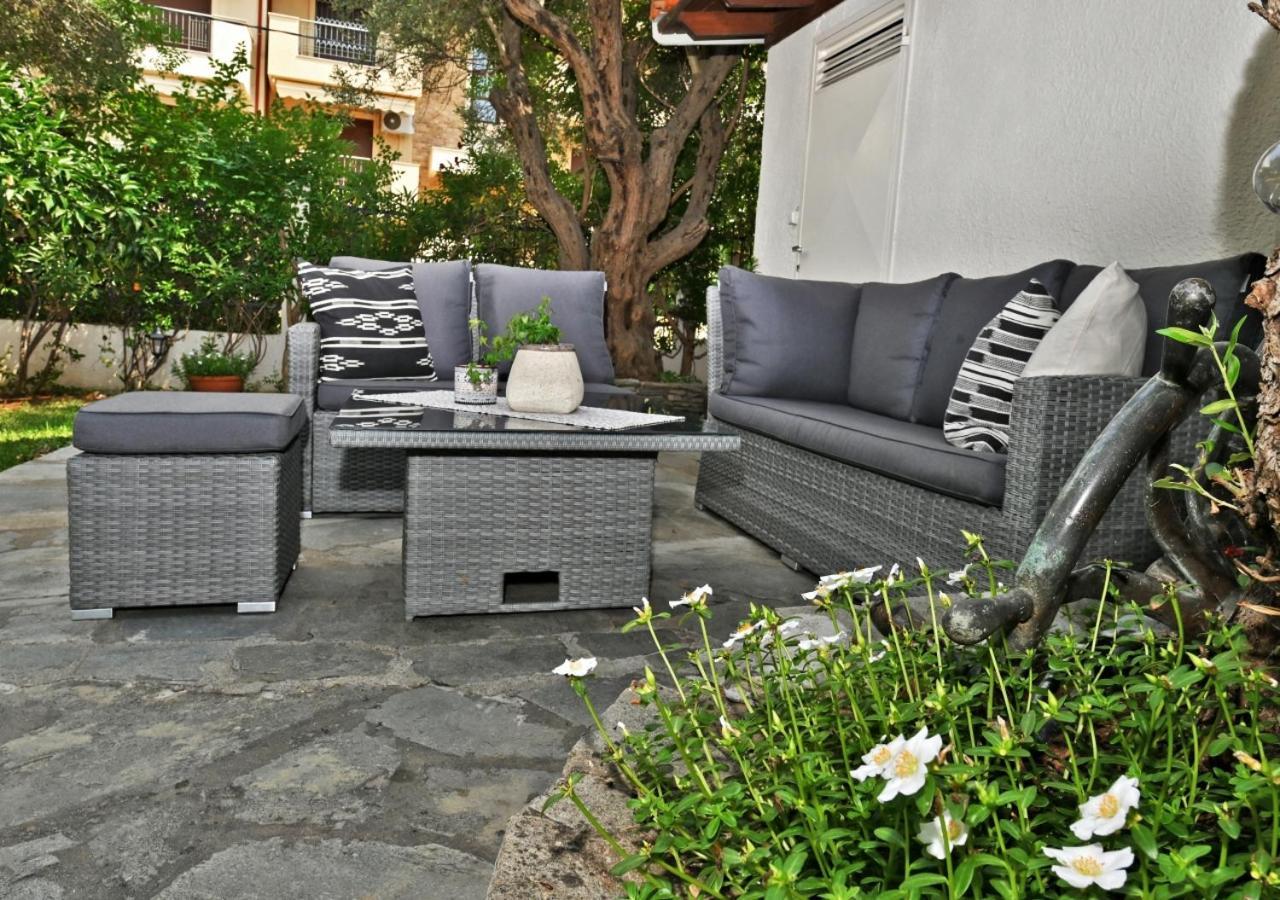 Hostal Ares Garden House - Nea Moudania Halkidiki Exterior foto
